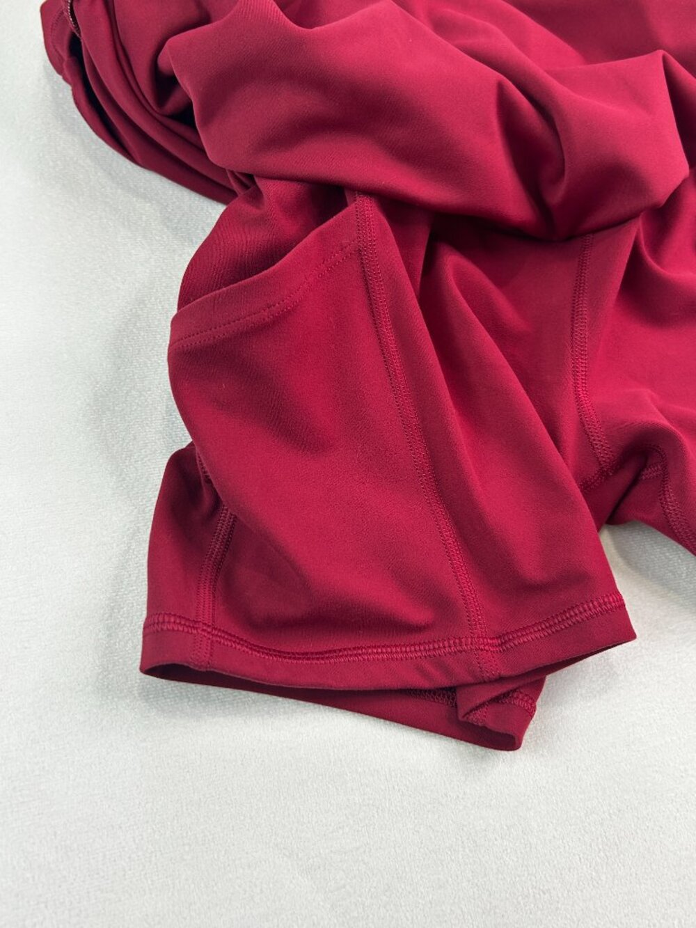 Athleta Transcend Ruched Skort Size S Small Berry Burgundy Pockets Summer SU23 - Picture 7 of 14